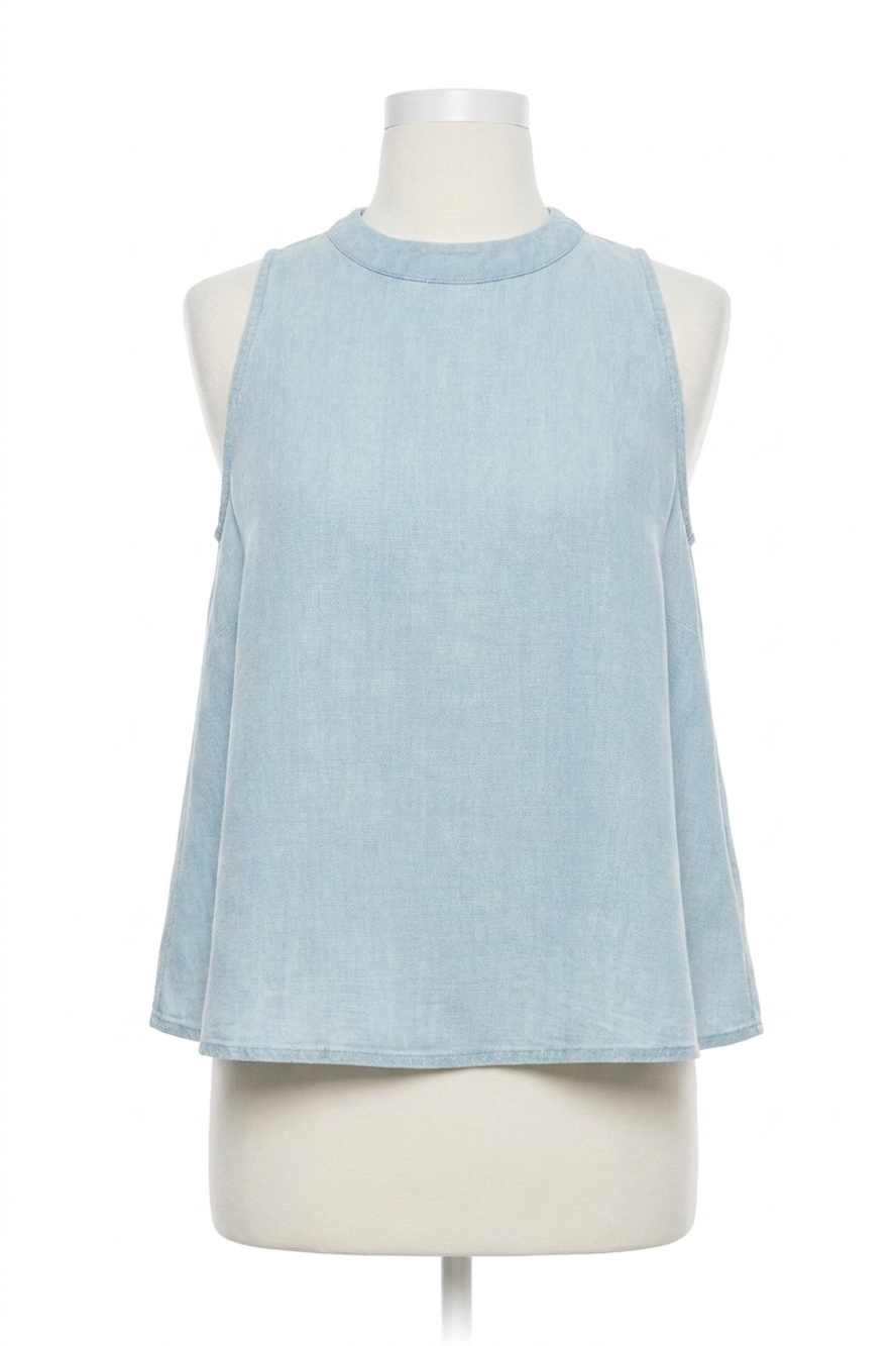 NEW MELISSA NEPTON cecil tank in lt super bleached